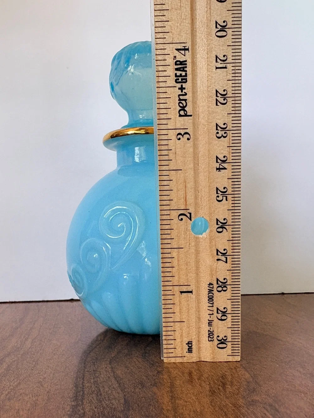 Vintage 1970s Avon Bottle “Bristol Blue